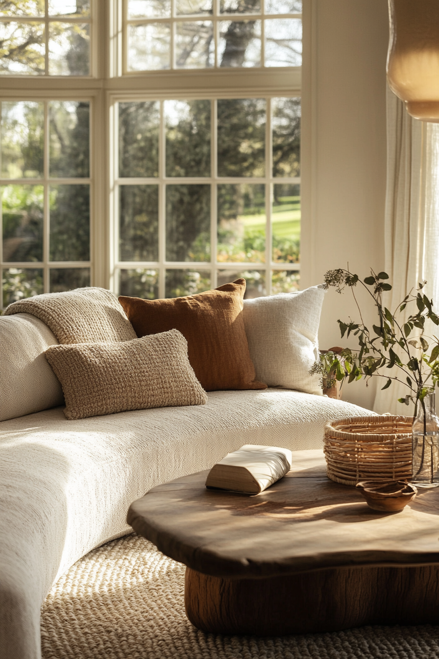 Latest living room decor ideas for 2025 – warm textures, curved furniture, and cozy lighting that make your space feel stylish and lived-in. Pin this inspiration for your next home refresh!