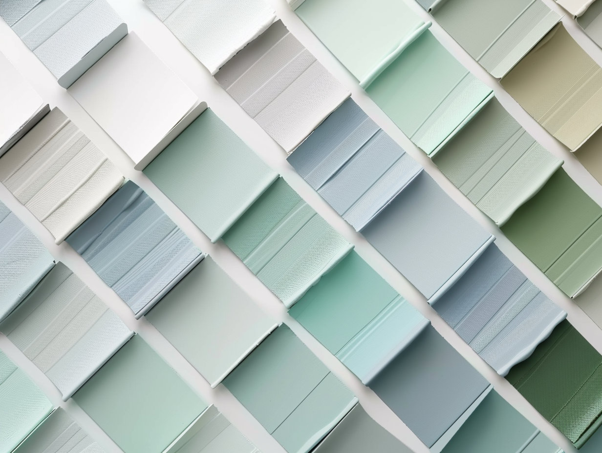 Calming bedroom paint colors like soft blues and grays shown with sleep science research - choose colors that promote better rest