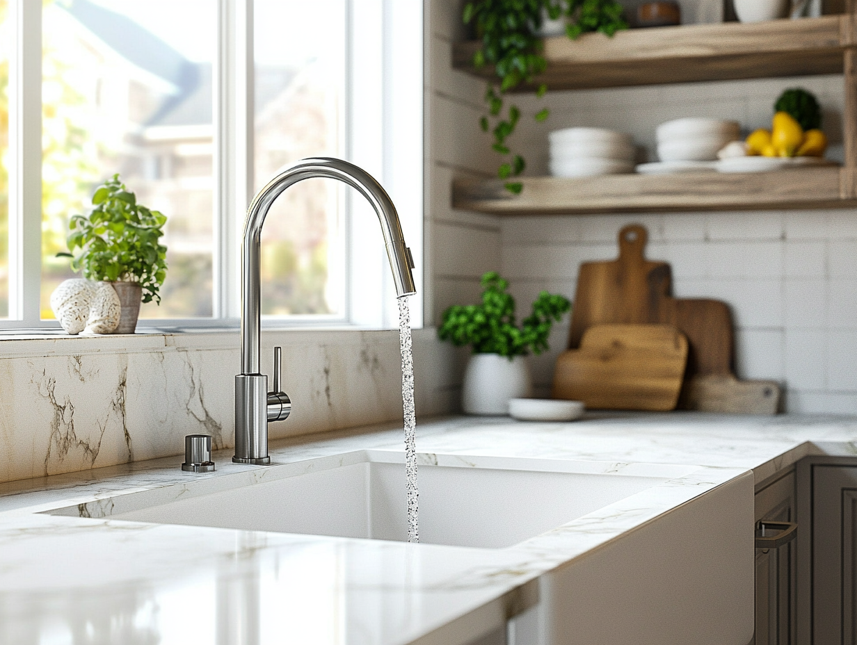 Smart kitchen upgrades — pin this hands-free faucet solution to upgrade your kitchen workflow!